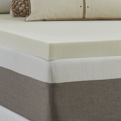 Slumber Solutions 3'' Memory Foam Mattress Topper & Reviews Wayfair